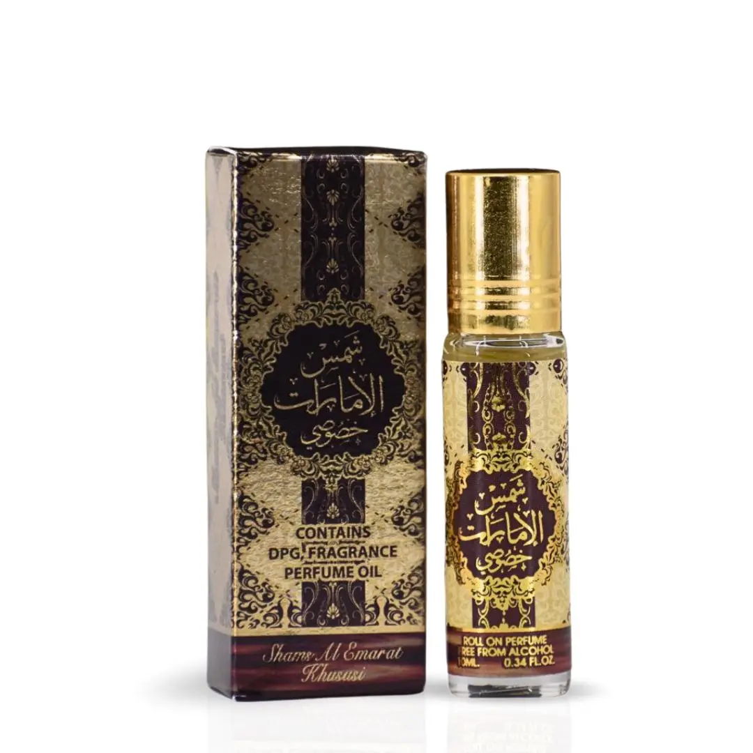 Shams Al Emarat khususi Roll-On Perfume Oil - CPO 10ML (0.34OZ) by Ard Al Zaafaran | Long Lasting, Miniature Perfume Oil For Men & Women. Shams Al Emarat khususi Roll-On Perfume Oil - CPO 10ML (0.34OZ) by Ard Al Zaafaran | Long Lasting, Miniature Perfume Oil For Men & Women.