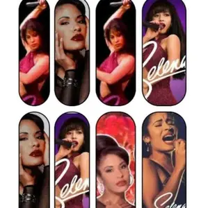 Selena Krazy Kreative Waterslide Nail Decals - 100% Handmade, Various Sizes Available, 10ml Acrylic Nail Decal for Nail Art and Care