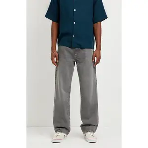 Pacsun Men's Logan Relaxed Straight Jeans Gray