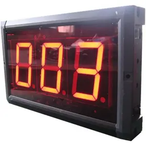 AZOOU Days Countdown Timer Max Count up to 999 Days Display 3-inch 3 Digital Led Countdown Counter Red Color