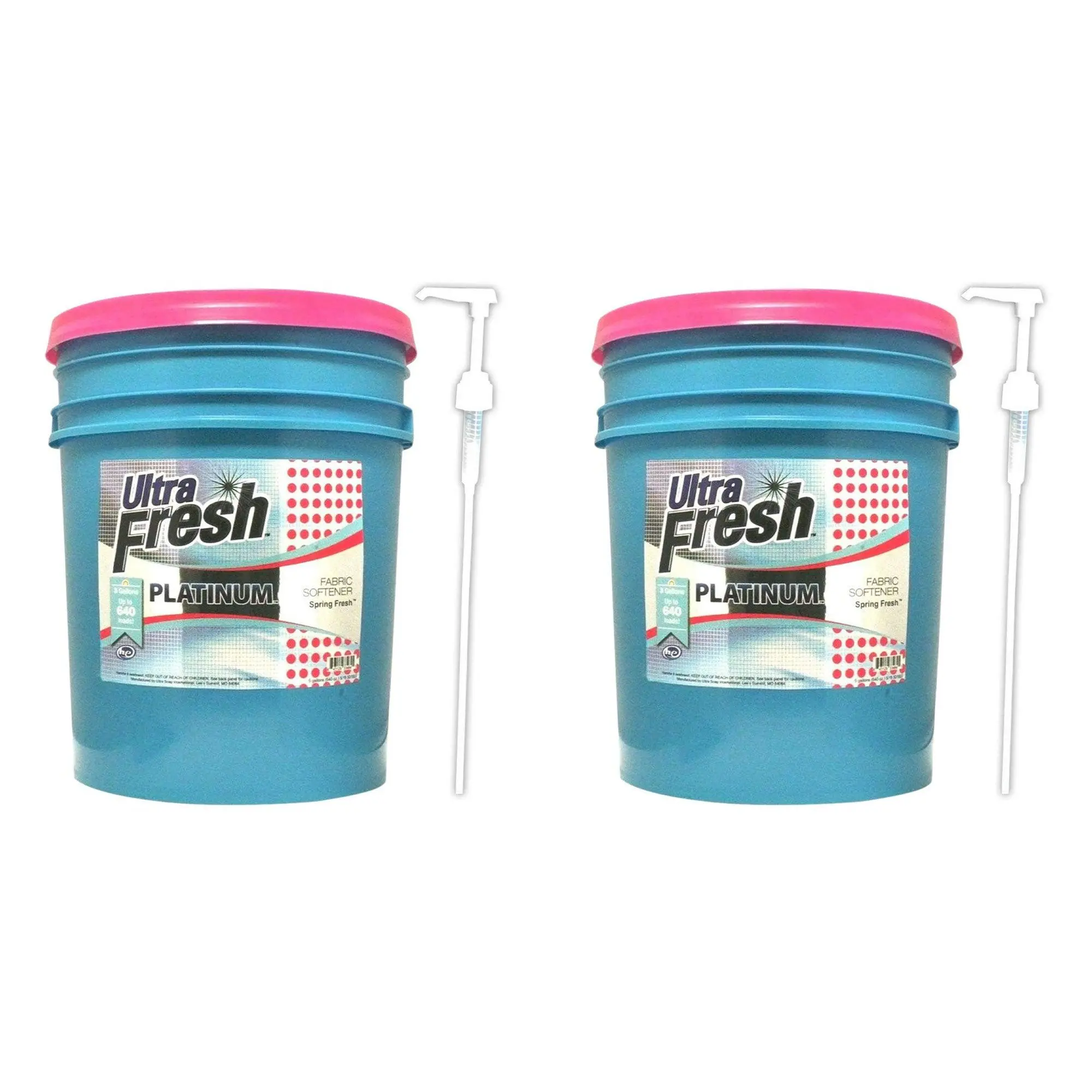 Ultra Fresh Platinum 5 Gal Spring Fresh Fabric Softener Up to 640 Loads (2 Pack) Ultra Fresh Platinum 5 Gal Spring Fresh Fabric Softener Up to 640 Loads (2 Pack)