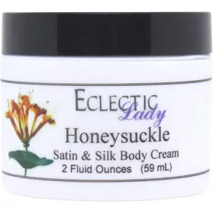 Honeysuckle Satin and Silk Cream,  Body Cream, Body Lotion