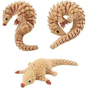 Charming Armadillo Statue 2 Set, 3D Printed Animal Figurine, Home and Office Decor, Collectible Room Decor, Indoor/outdoor Use, Perfect Holiday Gift Choice