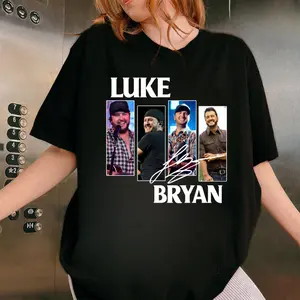 Luke Bryan Country Tee, Tour Concert Shirt, Music Fan Merch, Fashion Cotton, Full Colors, Full Sizes, For Men, For Women