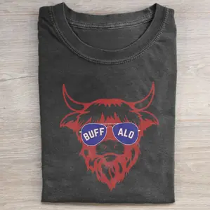 Buffalo Football Mascot Vintage Graphic Tees, Bills Tshirt, Billy Buffalo T-Shirt, Unisex Funny Rugby Gift Shirts Top Menswear Womenswear Streetwear