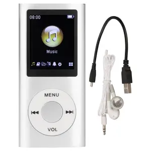 Multifunctional Portable MP3 Player, Slim Aluminum Alloy Design with HiFi Sound