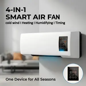 Wall-Mounted Cooling Fan, 3-Speed Settings, Quiet Operation, Easy Installation – Space-Saving Household Appliance for Bedroom, Small Apartments,summervibes