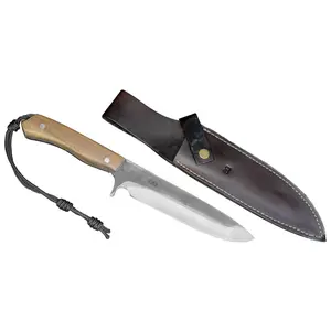 Brazilian Flame 8" Camper Trout Stainless Steel Knife w Sheath