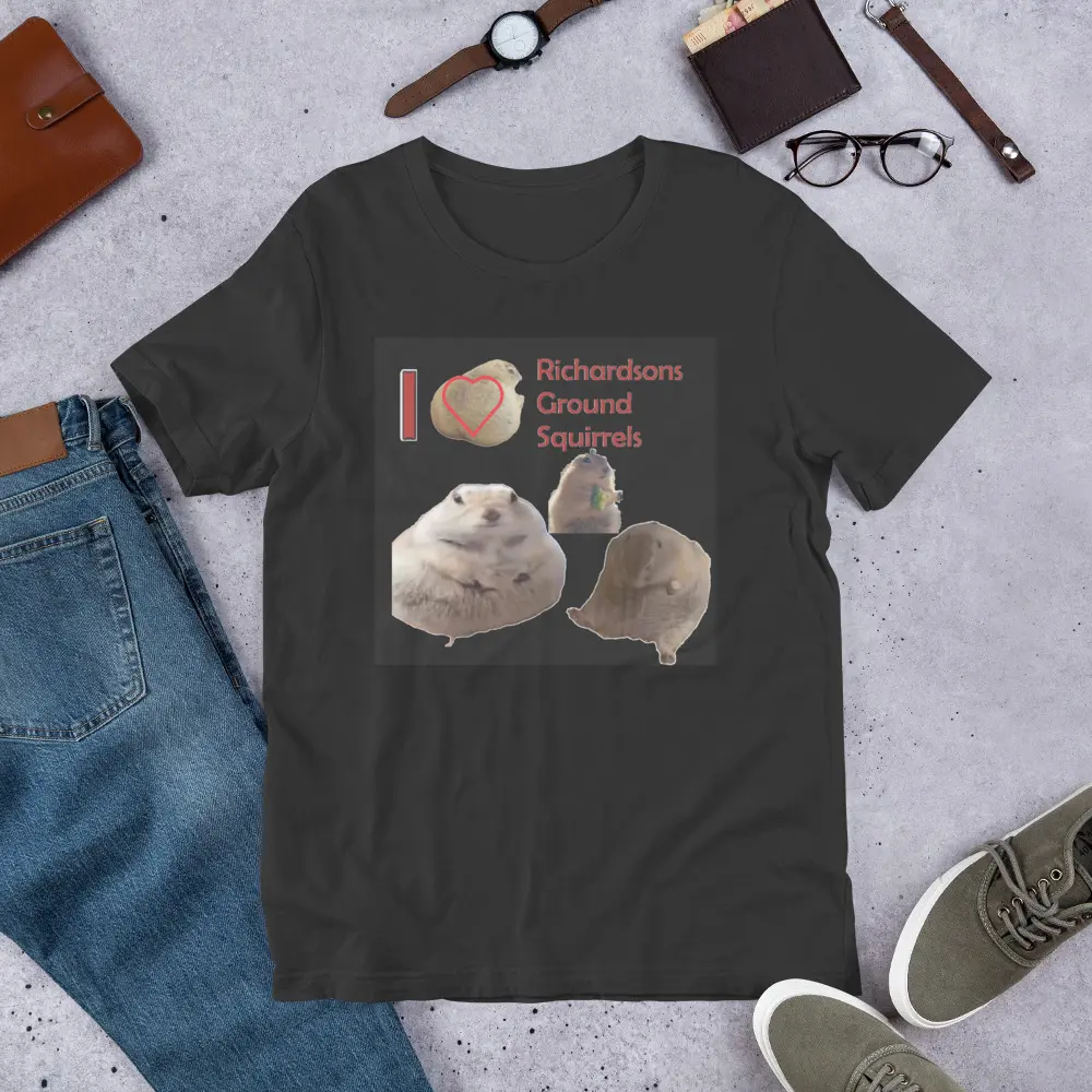 I heart Ground Squirrels t shirt