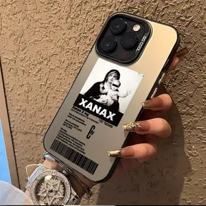 Phone Case for XANAX Chill Pill Suitable for Iphone Models 16, 15, 14, 13, 12, 11 Pro Max, X, XR, XS Max, 8, 7 Plus with Anti-Drop Frosted Back