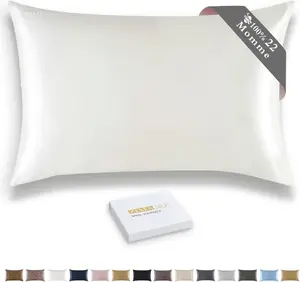 ZIMASILK 22 Momme Pillowcase-100% Mulberry Silk and Beneficial for Hair and Skin- Soft and Smooth - Cooling silk pillowcase pure silk
