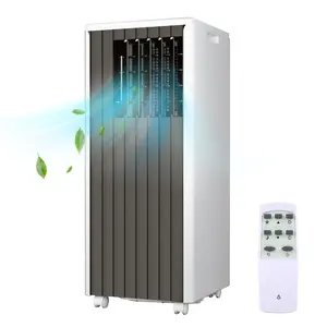 OP-8,000 BTUs Portable Air Conditioner - 3-in-1 AC Unit Cools 350 Sq.Ft, 50dB Ultra Quiet, with Dehumidifier, Fan, Cool, 24-Hour Timer Mode, Window Kit & Remote