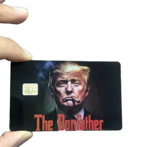Trump The DonFather Debit Skin Card with Trump Image and Text Design