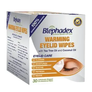 Warming Eyelid Wipes 30ct Day Use