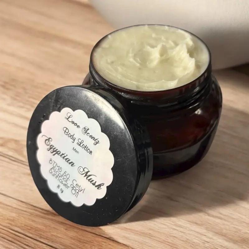 Love Scents Egyptian Musk Body Lotion for Men - Rich Moisturizing Formula with Natural Ingredients
