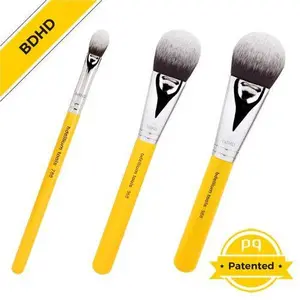Bdellium Tools Professional Makeup Brush - Studio BDHD Set, 3 Brushes for Perfect Complexion