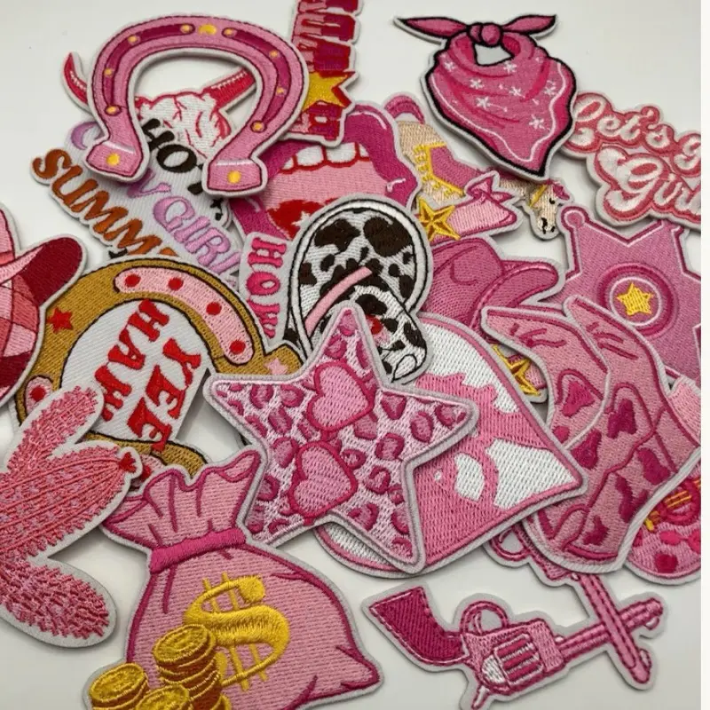 Embroidered patch bundle three-piece set