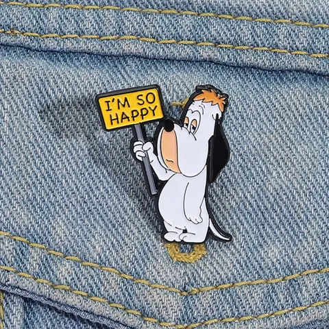 Cartoon Dog Design Brooch, Cute Alloy Brooch Pin Enamel Pin for Backpack & Jeans & Hat Decor, Hat Clip, Fashion Accessories for Women & Men, Lapel Pins