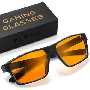 Titan Gaming Glasses, Blue Light Blocking, Night Driving Glasses for Men,  Protection,  for Gamers