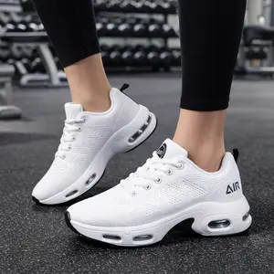Womens Sneakers Air Cushion Running Shoes Lightweight Tennis Walking Shoes Mesh Breathable Gym Work Fashion Sneakers Athletic Comfortable Casual