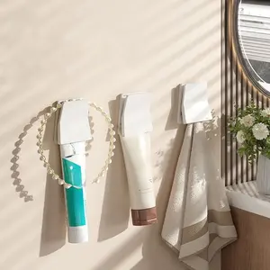 Kitchen Storage Clips Set of 4, Sealing Clips, Wall Mountable Organizers, Towel Holders, Closet Organizer Clamps