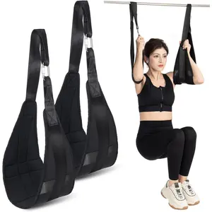 Hanging Ab Straps for Pull Up Bar, Fitness Abdominal Slings Straps for Core Strength Training, Pull Up Straps for Abdominal Leg Raise Exercise Fitness Workout Strength Training