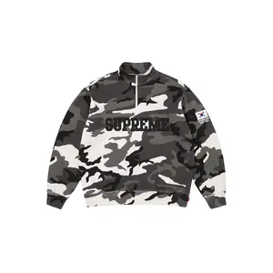 Shop Flag Half Zip Pullover "SS26 - Snow Camo - Seoul" SU27015