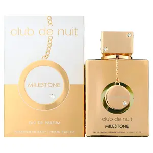 Armaf Club De Nuit Milestone Eau De Parfum 105ml (3.6oz) - Genderless Fragrance With Notes Of Red Fruits, Marine Accords, & Amber