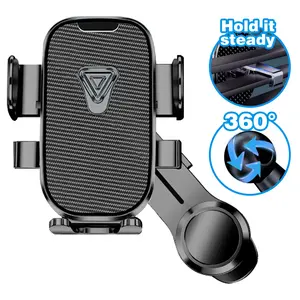 Phone Mount for Car Vent [Never Blocking] Rotatable Car Phone Holder Mount Air Vent Clip 2024 Hands Free Cell Phone Car Mount for iPhone 16 Pro Max Plus 15 14 13 Samsung Android, Black