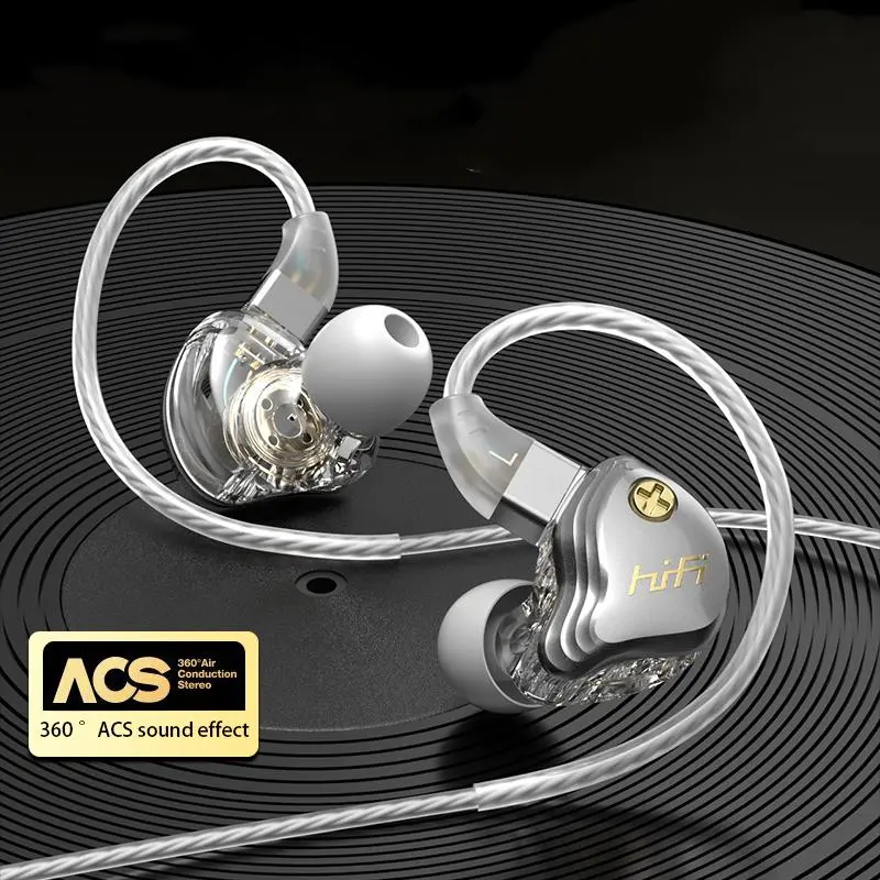HiFi Dynamic in-ear Design Earphone, Electronic Earphones, 1 Box Wired Earbuds with Microphone, Noise Cancelling Earbuds for Gaming & Sports, Audio, Fashionable Earbuds, High Performance Earbuds, In Ear Headphone