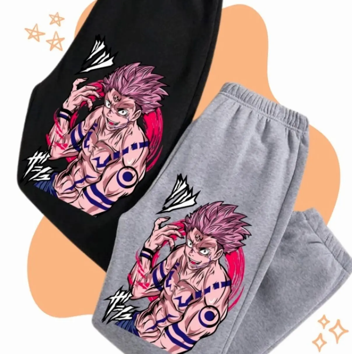 JuJuTsu KAISEN Anime Sweatpants, Anime Graphic Tee, Gift For Fan Anime L05