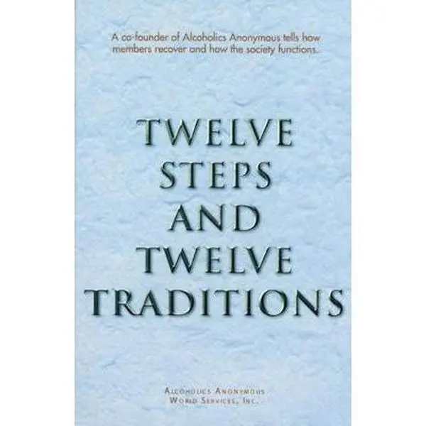 USED Book - Twelve Steps and Twelve Traditions Trade Edition by Alcoholics Anonymous World Services Inc (Paperback) - english