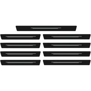 Car Door Sill Protector, Carbon Fiber AntiScratch Threshold Strips Stickers, Waterproof Trunk Door Entry Edge Guard, Universal Automotive Exterior Decoration Accessories(WhitePCS)