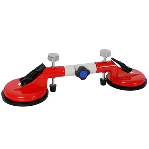 3-in-1 Adjustable Angles 90-270 Degrees Suction Cup Tool for Seam Joining Fixation and Leveling Professional Countertop Installation Tool with 5" Vacuum Suction Cups and Aluminum-iron Handles Suction Cup Lifter