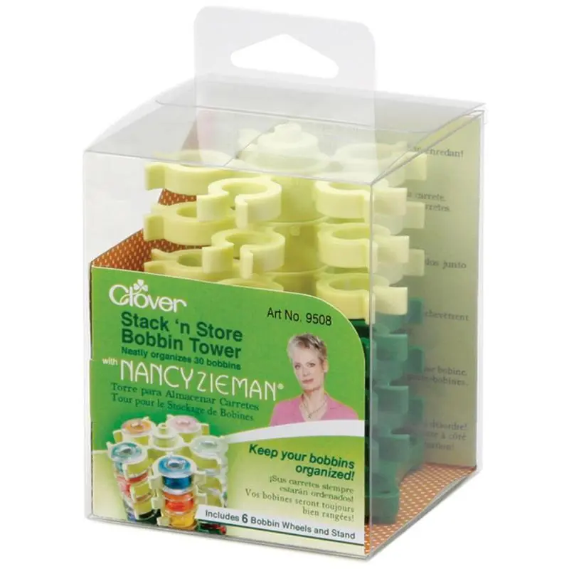 Clover Stack 'N Store Bobbin Tower with Nancy Zieman CL9508