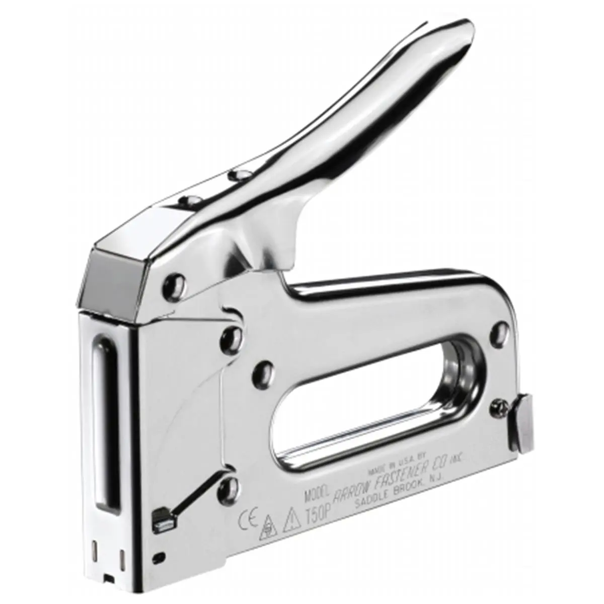 Pro Heavy Duty Staple Gun, All Steel, Double Lever, Jam Proof