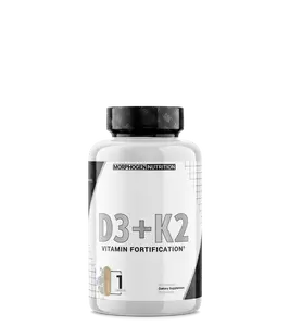 Morphogen Nutrition D3 + K2 Vitamin Fortification Dietary Supplement for Health and Fitness Support