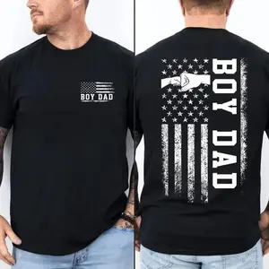 Boy Dad T-Shirt, Proud Dad of Boy Shirt, Father's Day Gift from Son, New Dad Tee, Menswear Top, Trending Graphic Tee, Gift For Dad