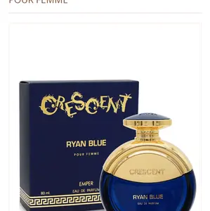 Emper Crescent Ryan Blue Perfume for Women 2.7oz - Aromatic Fruity & Floral Scent with Notes of Nanas, Epel, Blackcurrant, Jasmine, Rose, Rose Hip, Musk, Woody Notes, Patchouli