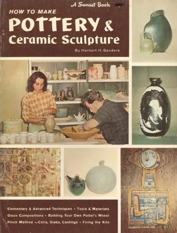 Used Paperback Book - How to Make Pottery & Ceramic Sculpture by Herbert H. Sanders - English, Pottery Making & Ceramic Art Guide for Literature & Art Enthusiasts