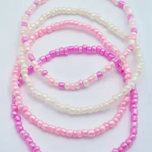 Beaded Anklet/Bracelet - Small Beaded Design in Various Colors, Ideal for Fashion and Personal Use