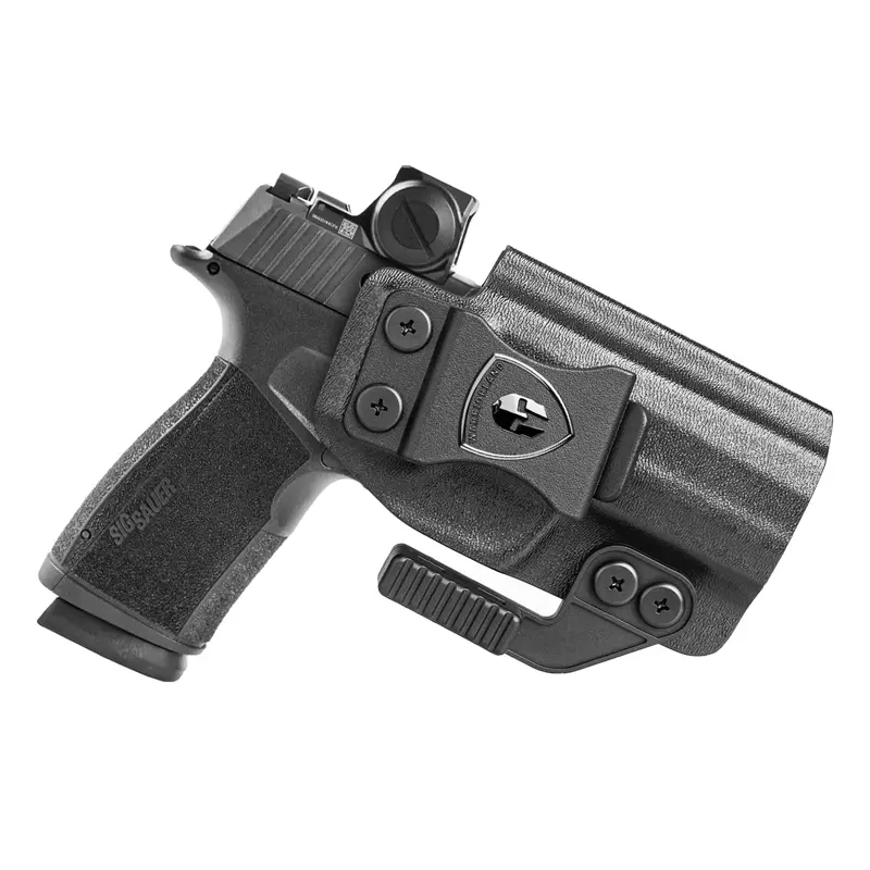 WARRIORLAND IWB Holster for Sig P365-XMACRO, Right Hand Inside Waistband Appendix Conceal Carry with Concealment, Optics Compatibility, Adjustable Retention, Adjustable Cant, Claw, Full-Length Cover, Durable Finish