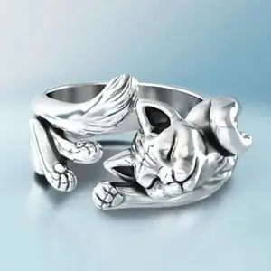 Cute Fortune Cat Shape Ring