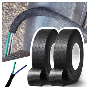 2 count 49.21 Ft*0.74 Inch Wire Harness Tape,Cloth Electrical Tape for Harness Noise Reduction/Insulation Protection,Universal High Temp Electrical Tapes Automotive Tapes