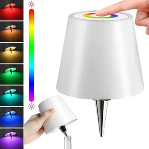 Wireless Bottle Lamp RGB 4000mAh Portable Rechargeable Multicolor LED Wine Bottle Lampshade Lights for Liquor with Touch Dimming Stopper Whiskey Bottle Lamp for Bars Restaurants Parties Home Decor Low Voltage Stress relief toysTOY11