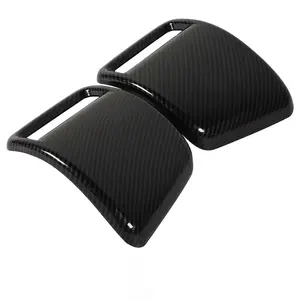 Carbon Fiber Look Rear Tail Light Cover Trim for 2018+ Dodge Ram Car Exterior Accessories High-Quality UV Resistant ABS Material Easy Installation