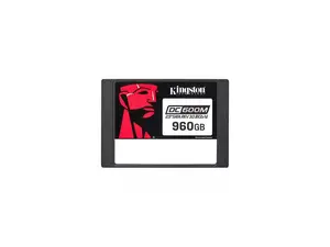 Kingston SEDC600M/960G DC600M 960 GB Solid State Drive - 2.5" Internal - SATA (SATA/600) - Mixed Use - Server Device Supported - 1 DWPD - 1752 TB TBW - 560 MB/s Maximum Read Transfer Rate -256-bit AES