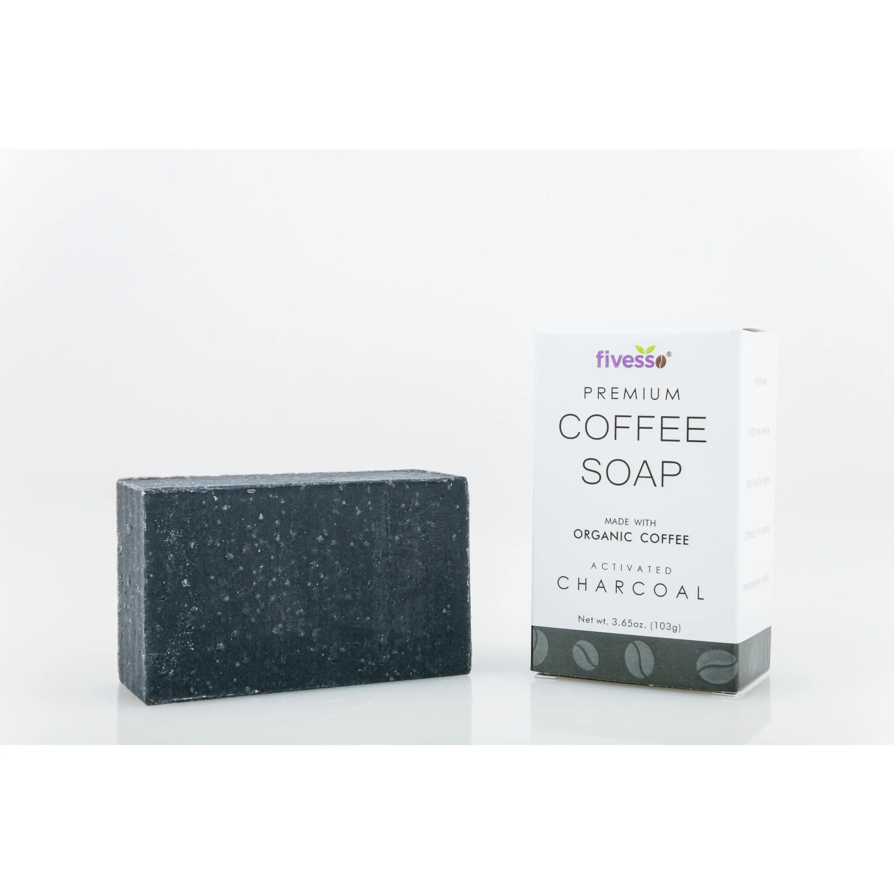 Activated Charcoal - Premium Coffee Soap Bar