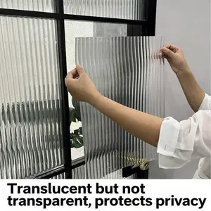 Glass Sticker Frosted Window Privacy Film, Transparent Non-Transparent Home Security Decal, Bathroom Door Confidentiality Wrap