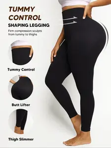 Postpartum Belly Shaping Tummy Control Panties, High Waist Compression Design, Butt Lifting Slimming Leg Support, Elastic Recovery Pants